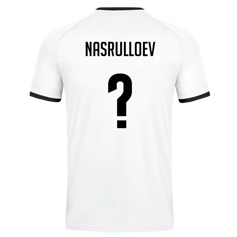 DanxenキッズウズベキスタンYakhyo Nasrulloev#0白 ダークグリーンアウェイシャツ26-28ジャージーユニフォーム