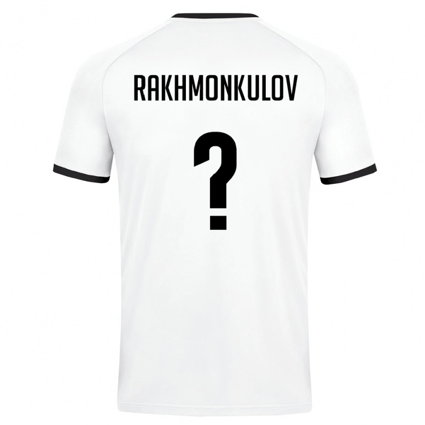 DanxenキッズウズベキスタンTemur Rakhmonkulov#0白 ダークグリーンアウェイシャツ26-28ジャージーユニフォーム