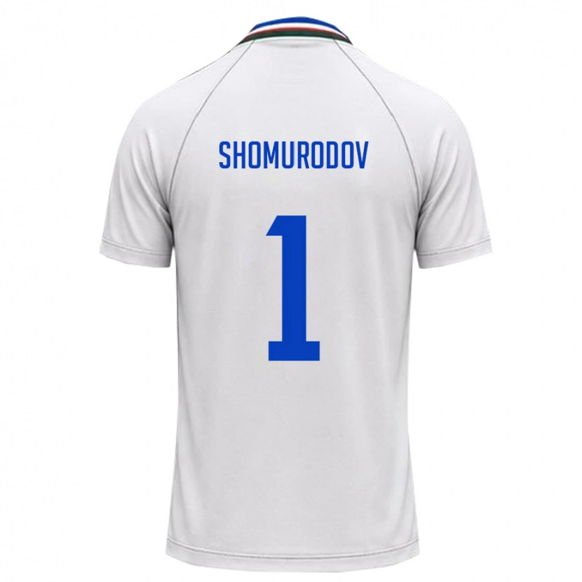 DanxenキッズウズベキスタンOlim Shomurodov#1白 ダークグリーンアウェイシャツ26-28ジャージーユニフォーム