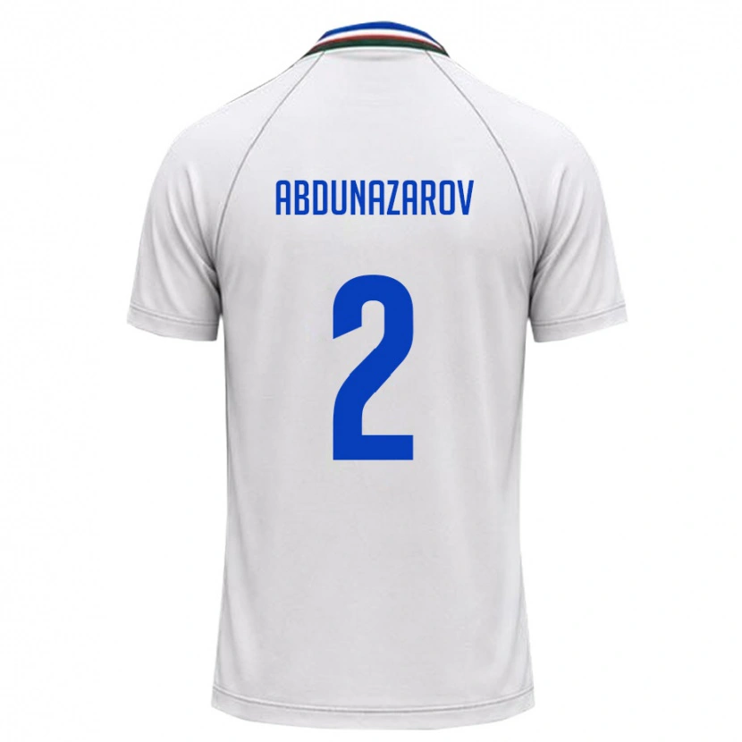 DanxenキッズウズベキスタンDiyorbek Abdunazarov#2白 ダークグリーンアウェイシャツ26-28ジャージーユニフォーム