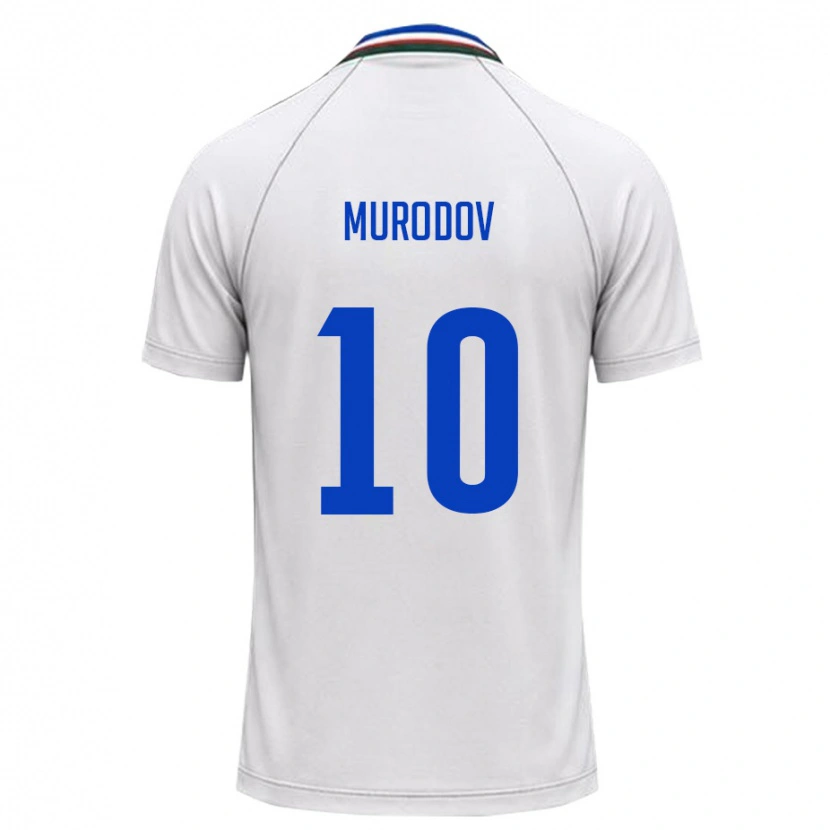 DanxenキッズウズベキスタンMirkomil Murodov#10白 ダークグリーンアウェイシャツ26-28ジャージーユニフォーム