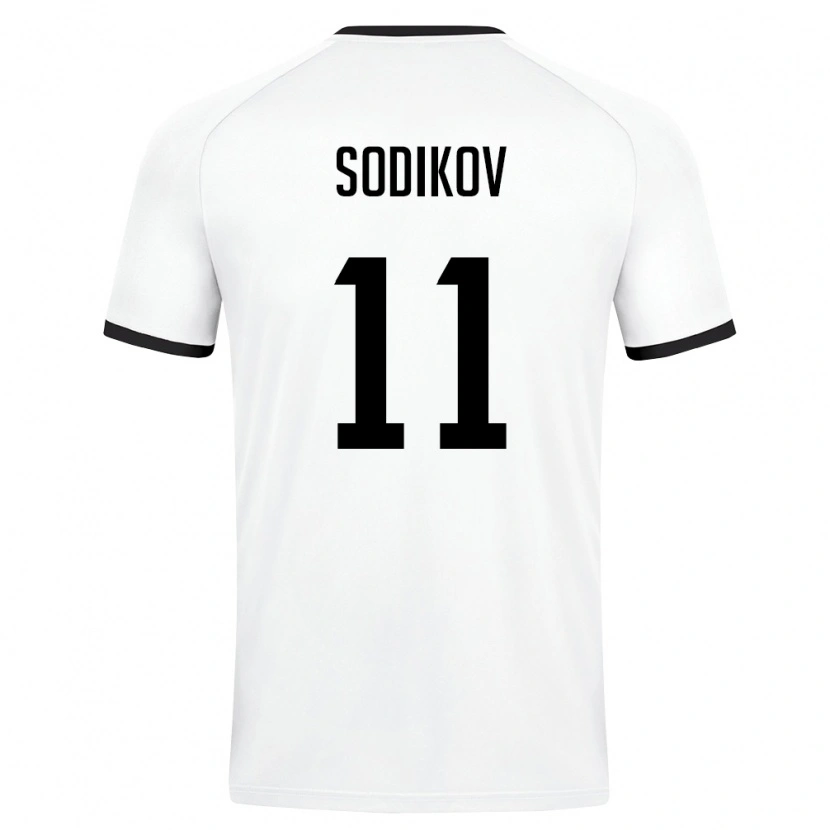 DanxenキッズウズベキスタンSayfiddin Sodikov#11白 ダークグリーンアウェイシャツ26-28ジャージーユニフォーム