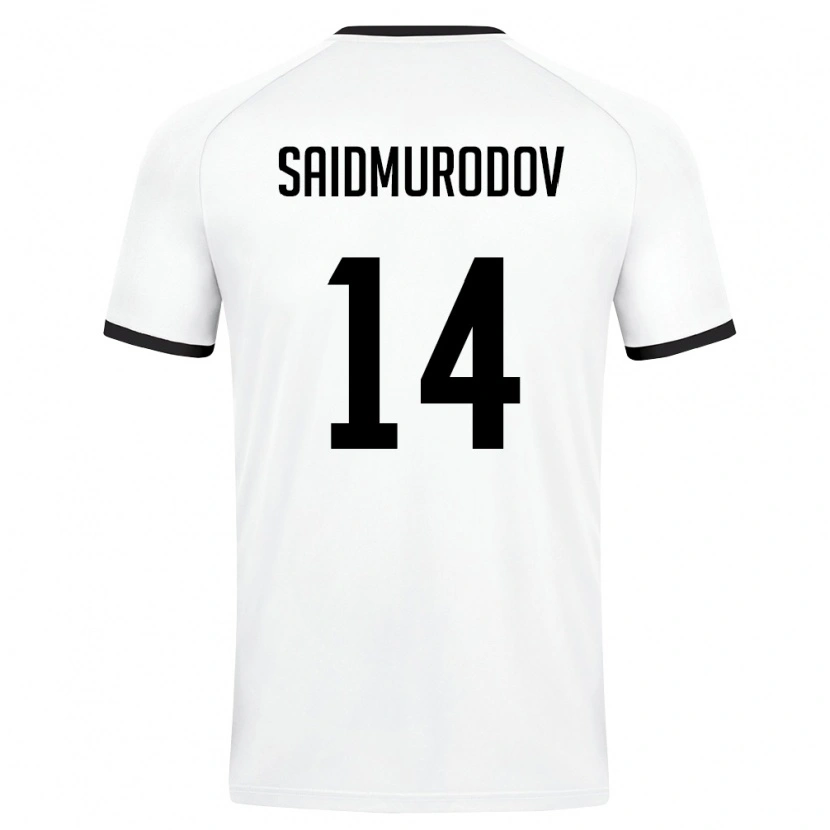 DanxenキッズウズベキスタンBekhruz Saidmurodov#14白 ダークグリーンアウェイシャツ26-28ジャージーユニフォーム