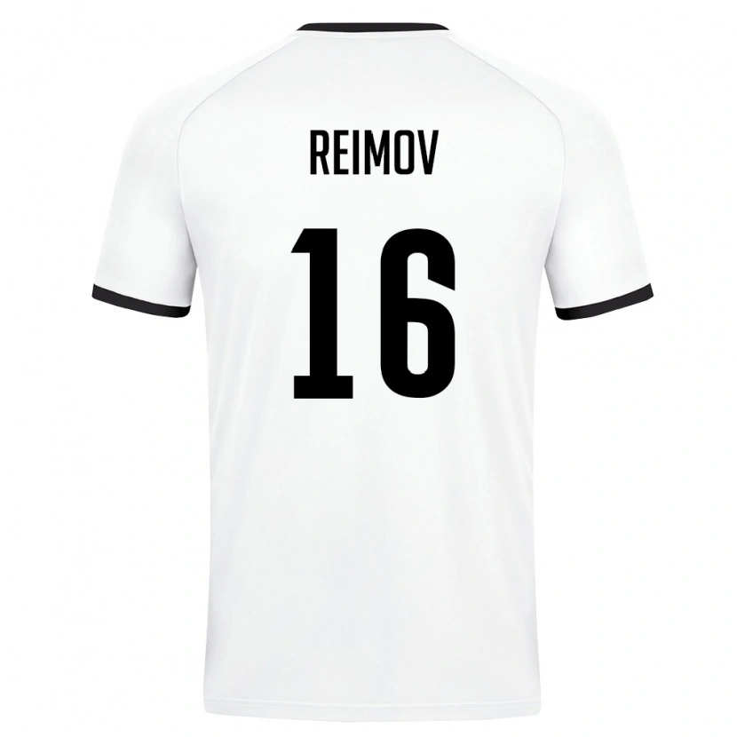 DanxenキッズウズベキスタンMukhammedali Reimov#16白 ダークグリーンアウェイシャツ26-28ジャージーユニフォーム