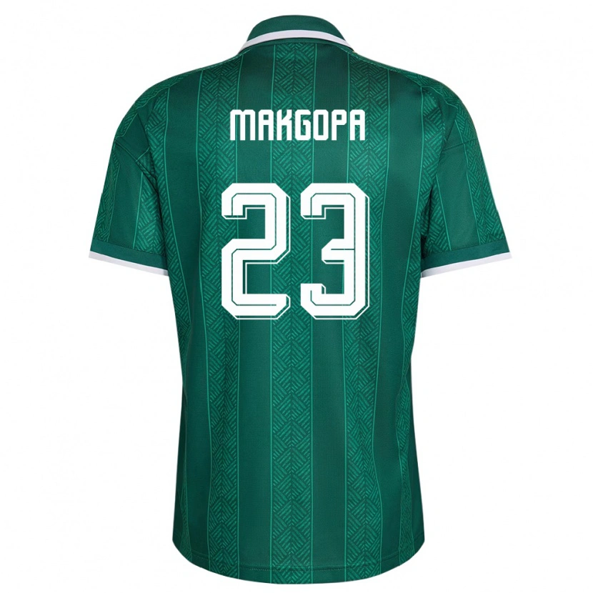 Danxenキッズ南アフリカエヴィデンス・マクゴパ#23緑 白 金アウェイシャツ26-28ジャージーユニフォーム