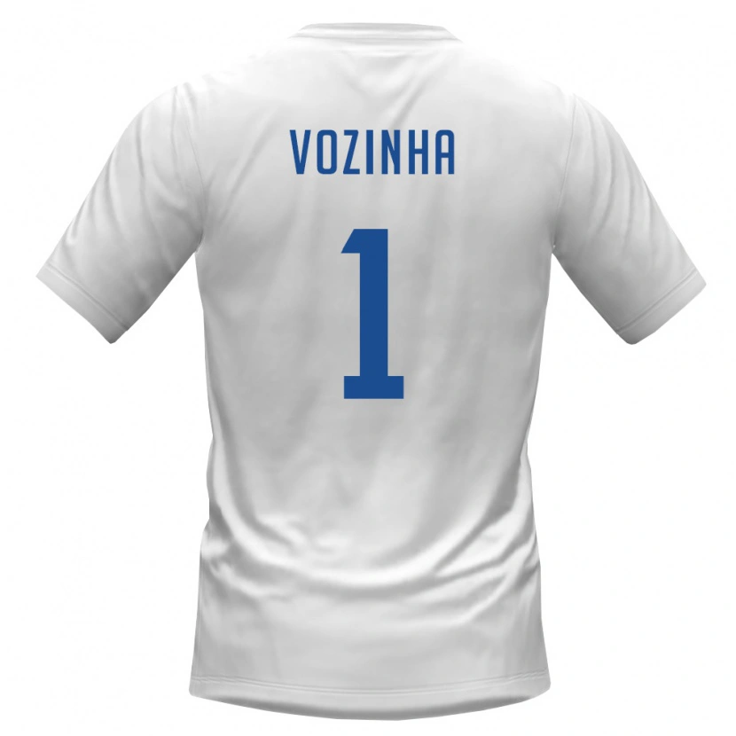 DanxenキッズカーボベルデVozinha#1白 バーガンディアウェイシャツ26-28ジャージーユニフォーム