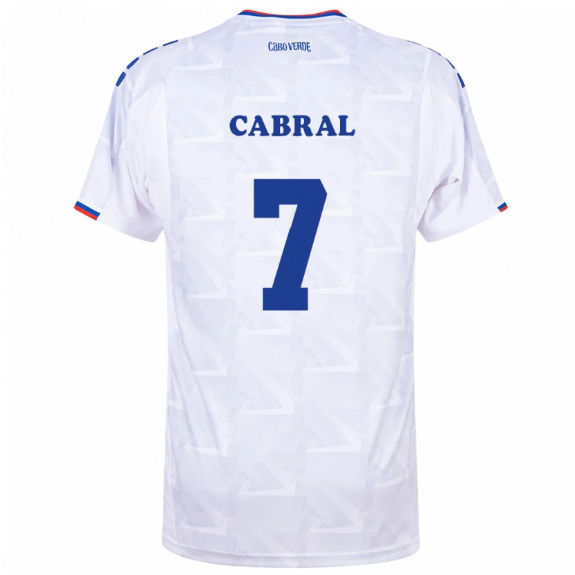 Danxenキッズカーボベルデジョヴァニ・カブラル#7白 バーガンディアウェイシャツ26-28ジャージーユニフォーム