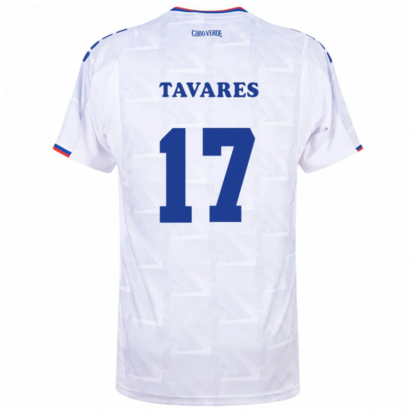 Danxenキッズカーボベルデヘリベルト・タバレス#17白 バーガンディアウェイシャツ26-28ジャージーユニフォーム