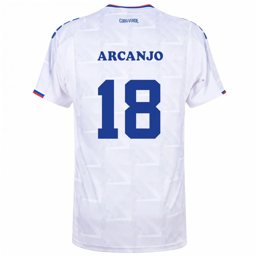 Danxenキッズカーボベルデテルモ・アルカンジョ#18白 バーガンディアウェイシャツ26-28ジャージーユニフォーム