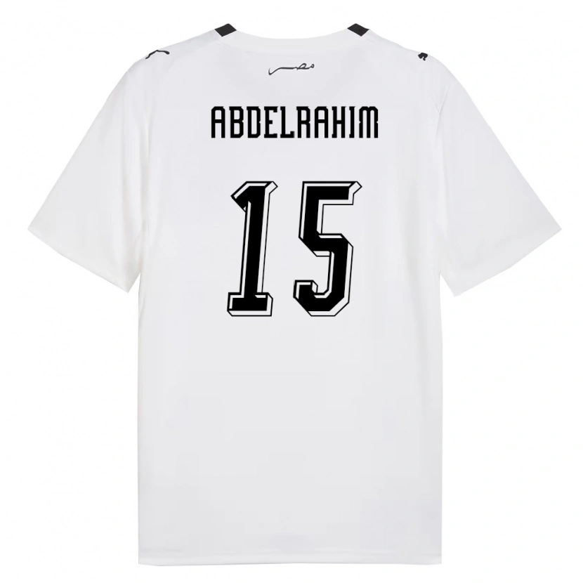 DanxenキッズエジプトOmar Abdelrahim#15白 灰 黒アウェイシャツ26-28ジャージーユニフォーム