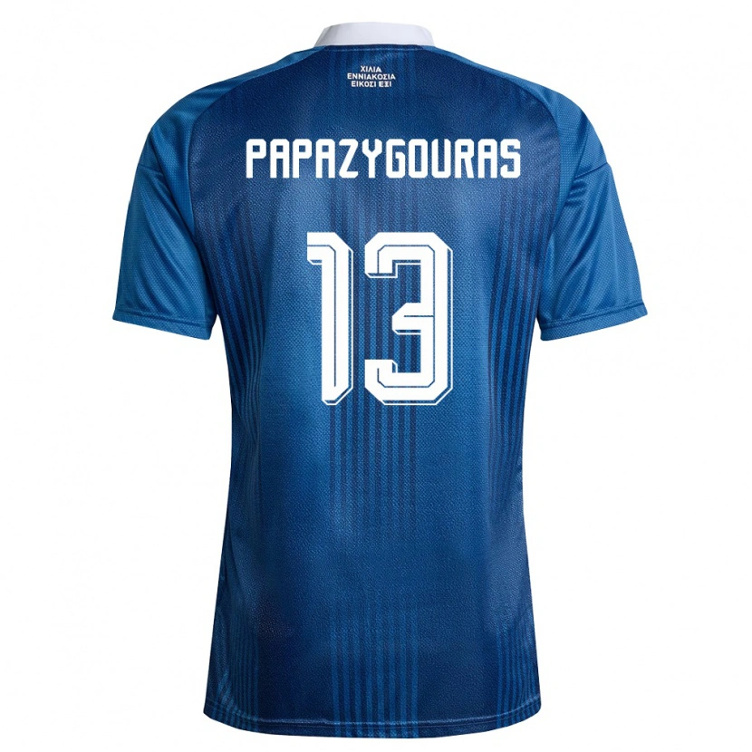 DanxenキッズギリシャDimitrios Papazygouras#13紺 青 白アウェイシャツ26-28ジャージーユニフォーム