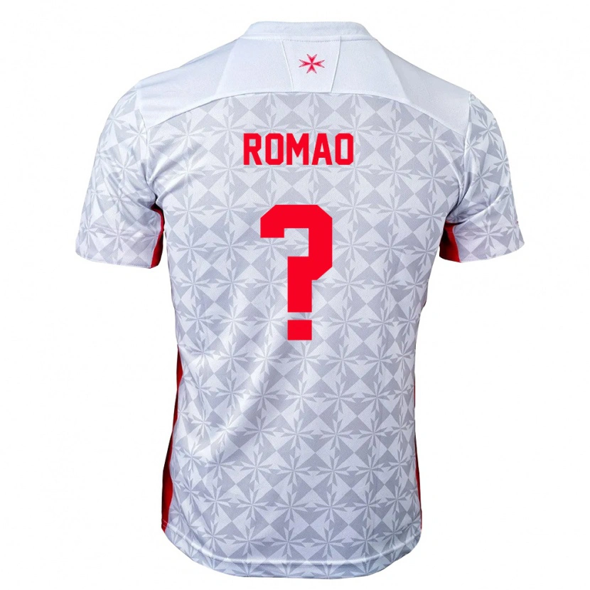 DanxenキッズマルタEnzo Romao#0灰 白 赤アウェイシャツ26-28ジャージーユニフォーム