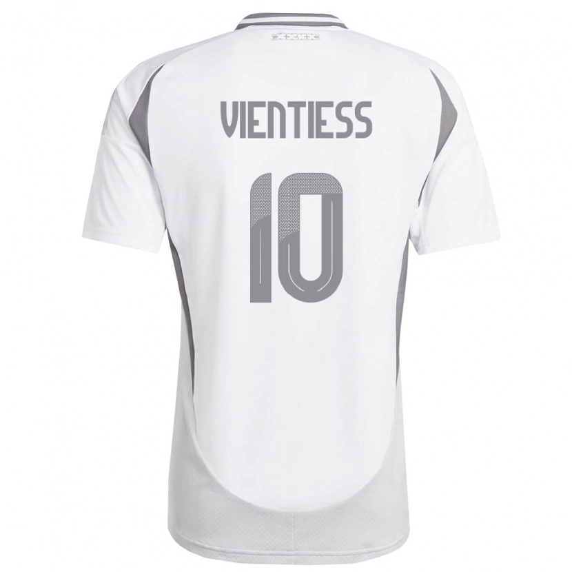 DanxenキッズラトビアRoberts Vientiess#10白 ダークグレーアウェイシャツ26-28ジャージーユニフォーム