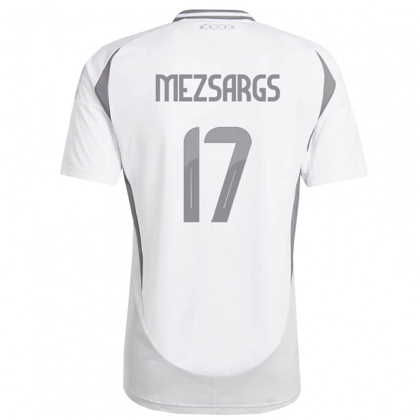 DanxenキッズラトビアKristians Mezsargs#17白 ダークグレーアウェイシャツ26-28ジャージーユニフォーム