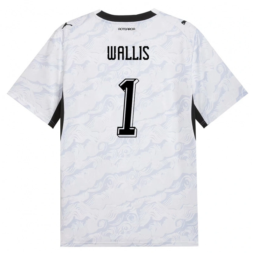 DanxenキッズニュージーランドJoe Wallis#1黒 白アウェイシャツ26-28ジャージーユニフォーム