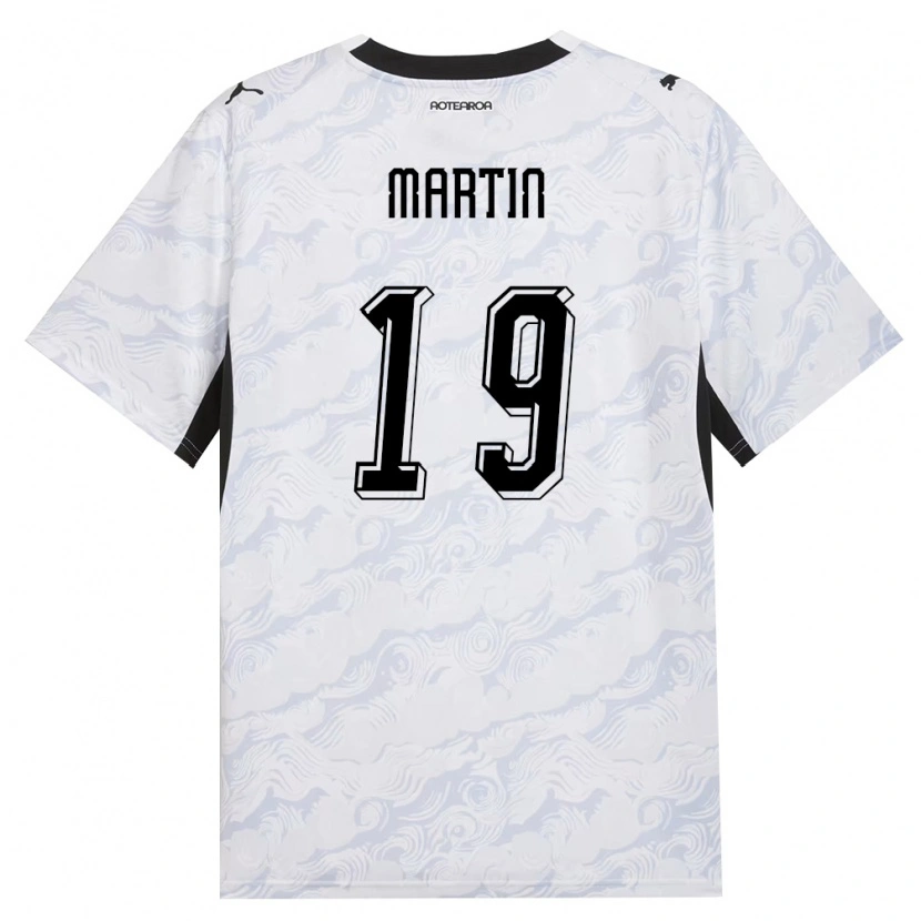 DanxenキッズニュージーランドNathan Martin#19黒 白アウェイシャツ26-28ジャージーユニフォーム