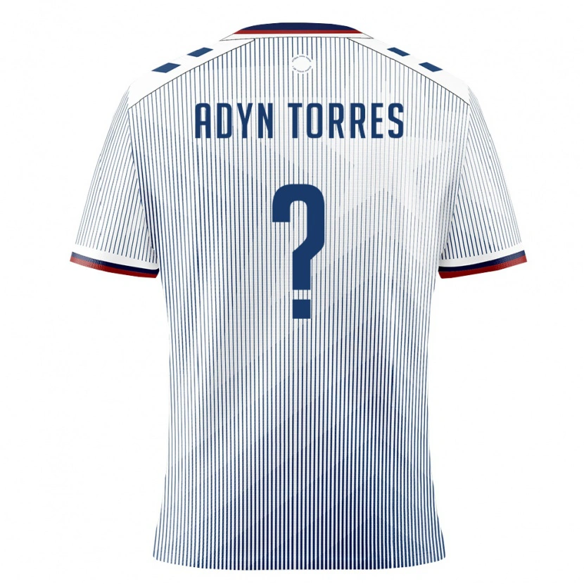 DanxenキッズプエルトリコAdyn Torres#0ロイヤルブルー 白アウェイシャツ26-28ジャージーユニフォーム