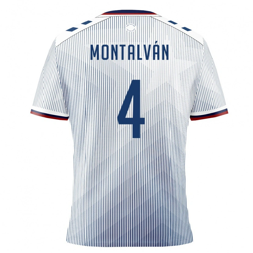 DanxenキッズプエルトリコArmando Montalván#4ロイヤルブルー 白アウェイシャツ26-28ジャージーユニフォーム