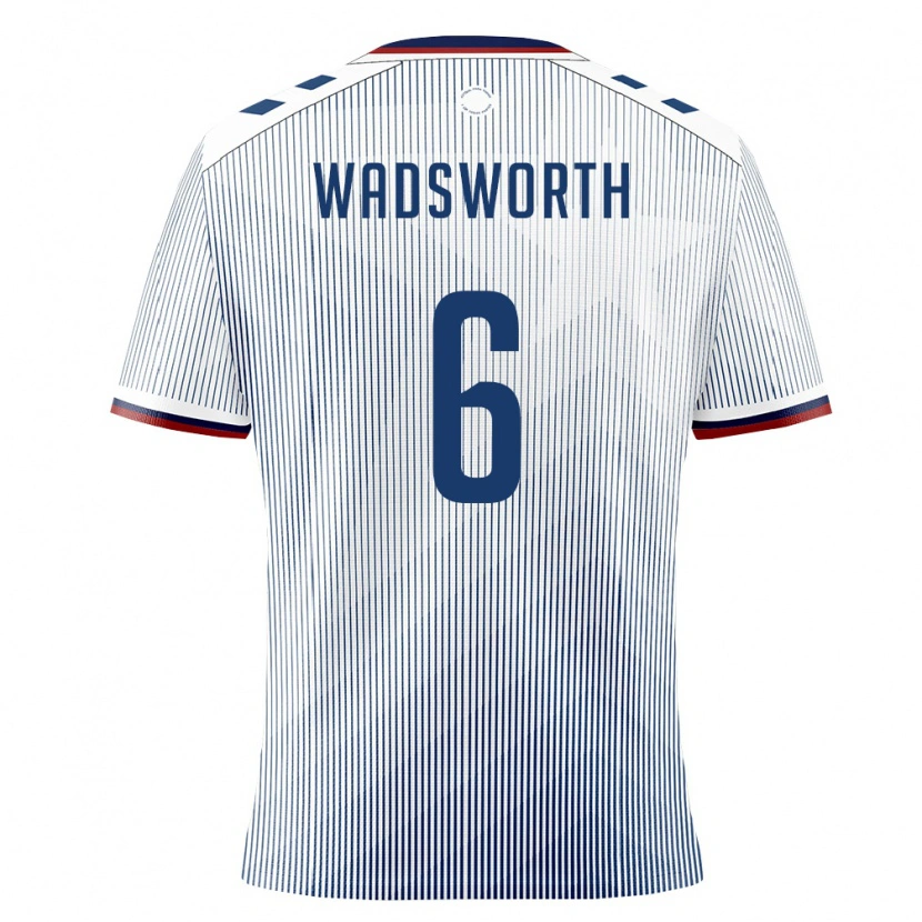 DanxenキッズプエルトリコLleyton Wadsworth#6ロイヤルブルー 白アウェイシャツ26-28ジャージーユニフォーム