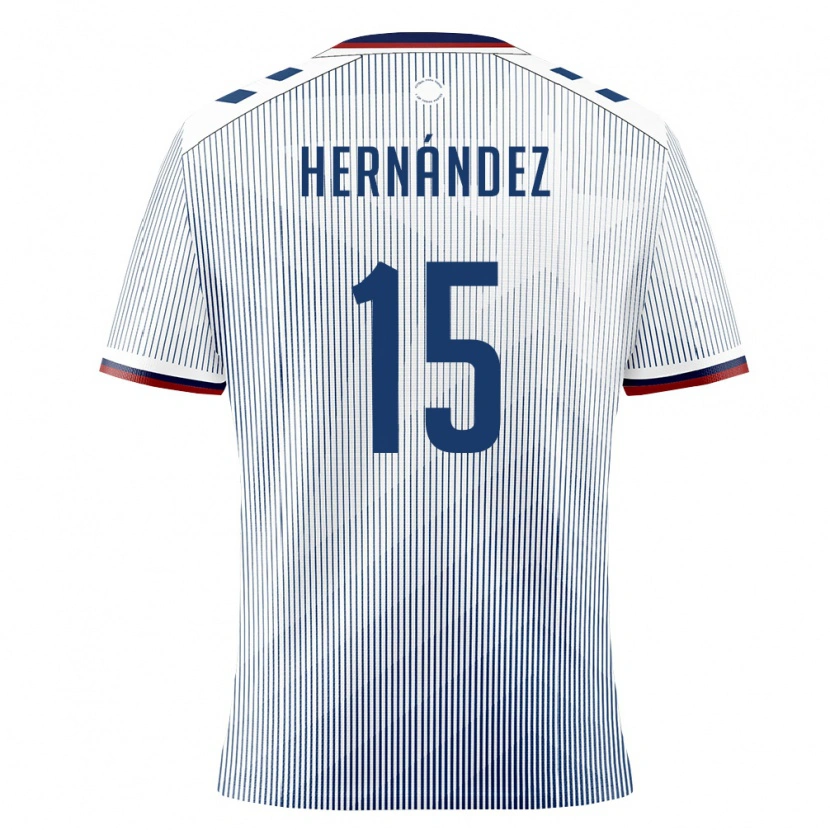 DanxenキッズプエルトリコDereck Hernández#15ロイヤルブルー 白アウェイシャツ26-28ジャージーユニフォーム