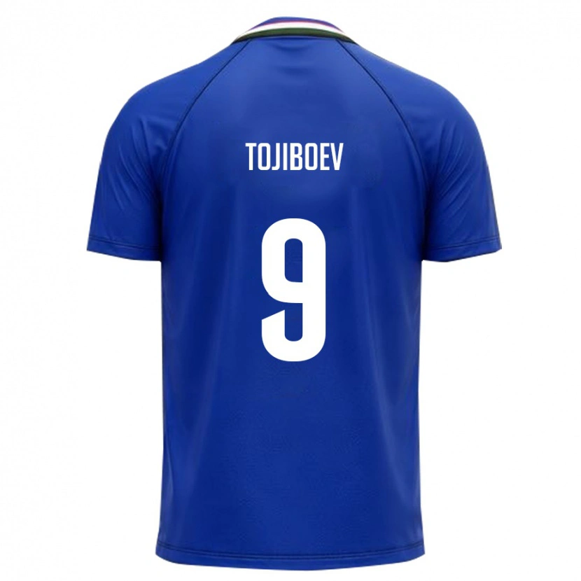DanxenメンズウズベキスタンDiyorbek Tojiboev#9ロイヤルブルー 白ホームシャツ26-28ジャージーユニフォーム