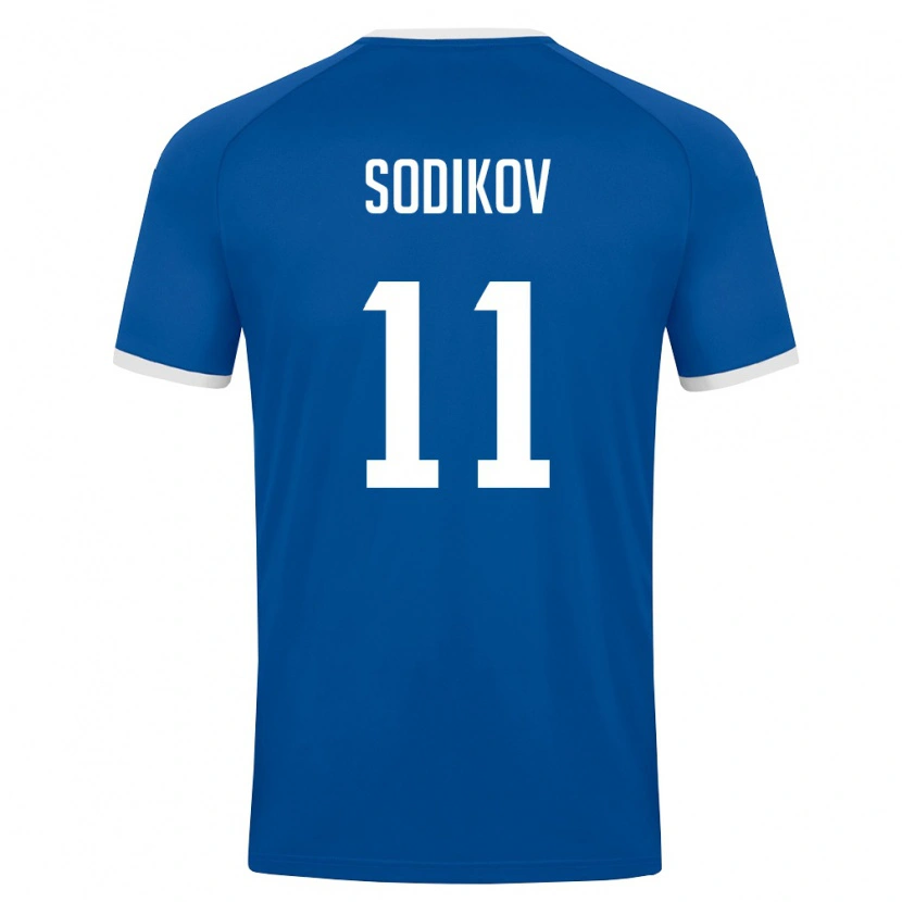 DanxenメンズウズベキスタンSayfiddin Sodikov#11ロイヤルブルー 白ホームシャツ26-28ジャージーユニフォーム