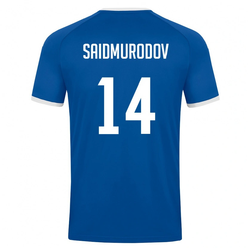 DanxenメンズウズベキスタンBekhruz Saidmurodov#14ロイヤルブルー 白ホームシャツ26-28ジャージーユニフォーム