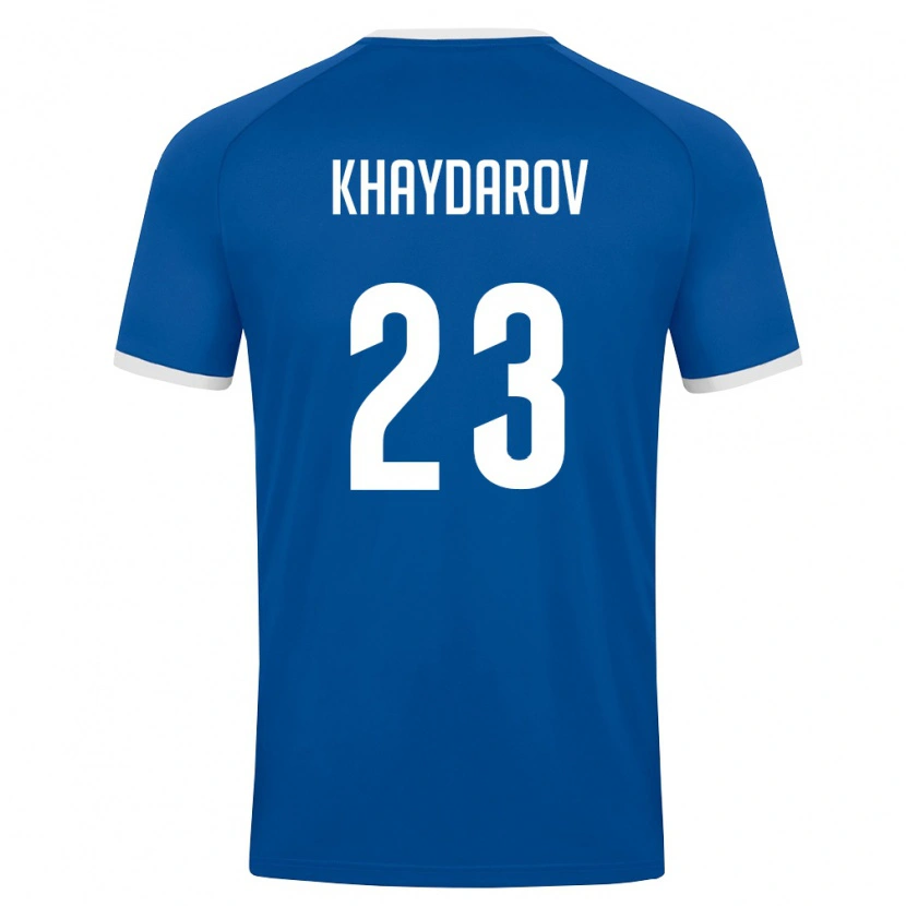 DanxenメンズウズベキスタンAbdugafur Khaydarov#23ロイヤルブルー 白ホームシャツ26-28ジャージーユニフォーム