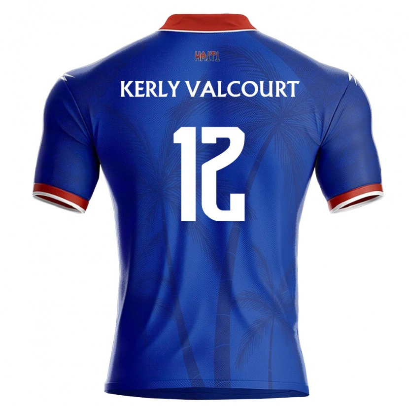 DanxenメンズハイチRichie Kerly Valcourt#12青 赤 白ホームシャツ26-28ジャージーユニフォーム