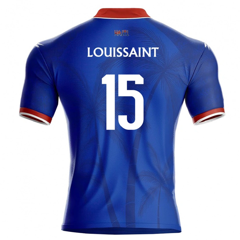 DanxenメンズハイチRhode Louissaint#15青 赤 白ホームシャツ26-28ジャージーユニフォーム
