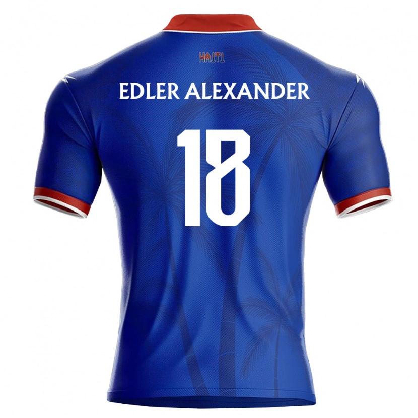 DanxenメンズハイチGuesly Edler Alexander#18青 赤 白ホームシャツ26-28ジャージーユニフォーム