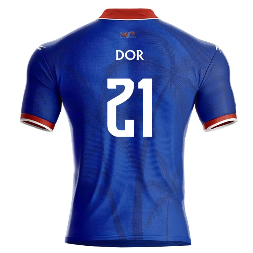 DanxenメンズハイチRodnelson Dor#21青 赤 白ホームシャツ26-28ジャージーユニフォーム
