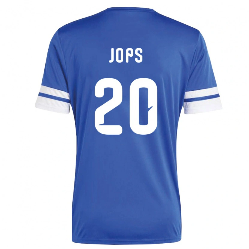 Danxenメンズキュラソー島Arynel Jops#20紺 白ホームシャツ26-28ジャージーユニフォーム