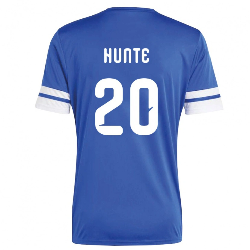 Danxenメンズキュラソー島Jerayno Hunte#20紺 白ホームシャツ26-28ジャージーユニフォーム