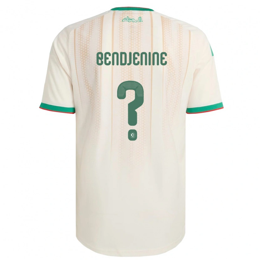 DanxenメンズアルジェリアAnes Bendjenine#0オフホワイト 緑 赤ホームシャツ26-28ジャージーユニフォーム