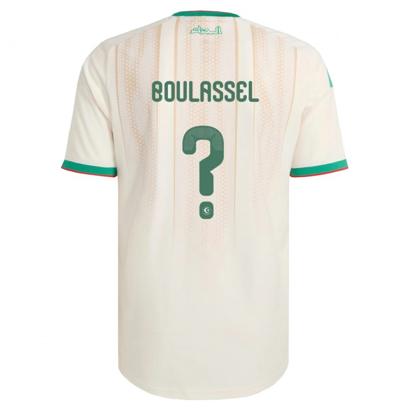 DanxenメンズアルジェリアWassim Boulassel#0オフホワイト 緑 赤ホームシャツ26-28ジャージーユニフォーム