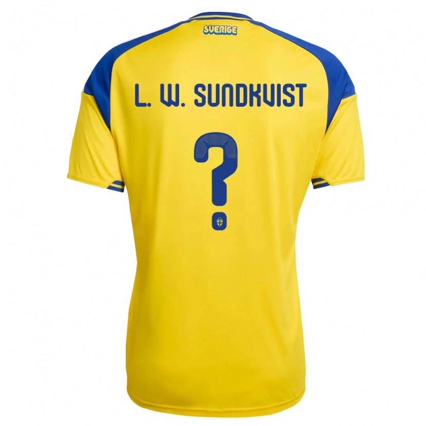 DanxenメンズスウェーデンLeandro Westberg Sundkvist#0黄 青 白ホームシャツ26-28ジャージーユニフォーム