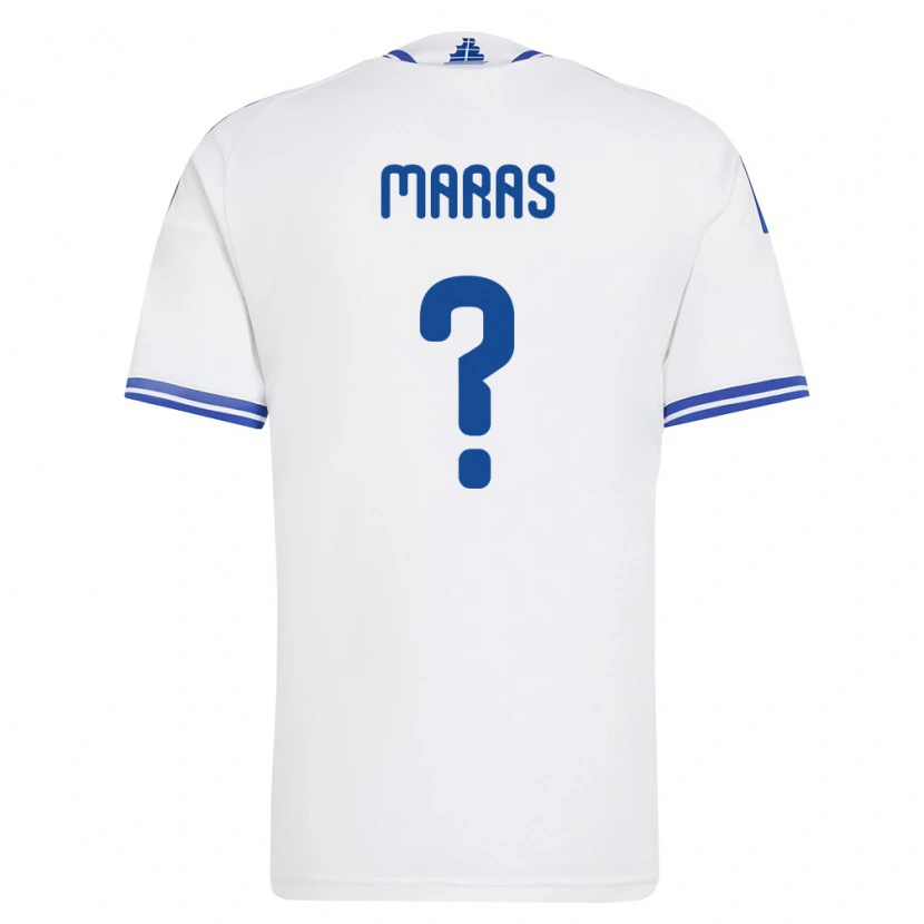 DanxenメンズギリシャKonstantinos Maras#0白 青ホームシャツ26-28ジャージーユニフォーム