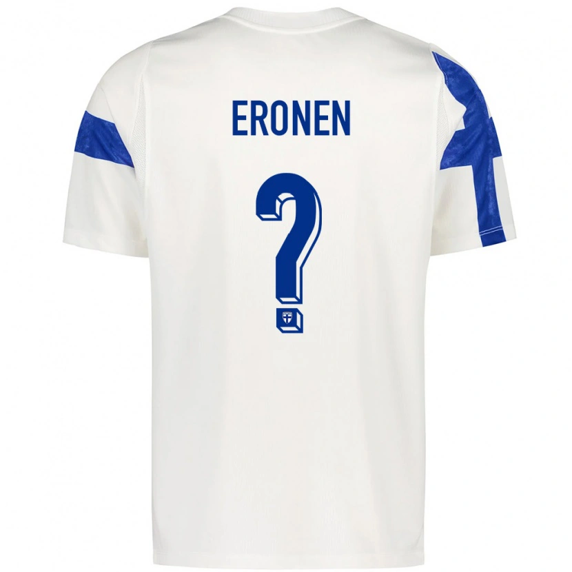 DanxenメンズフィンランドEemeli Eronen#0白 青ホームシャツ26-28ジャージーユニフォーム