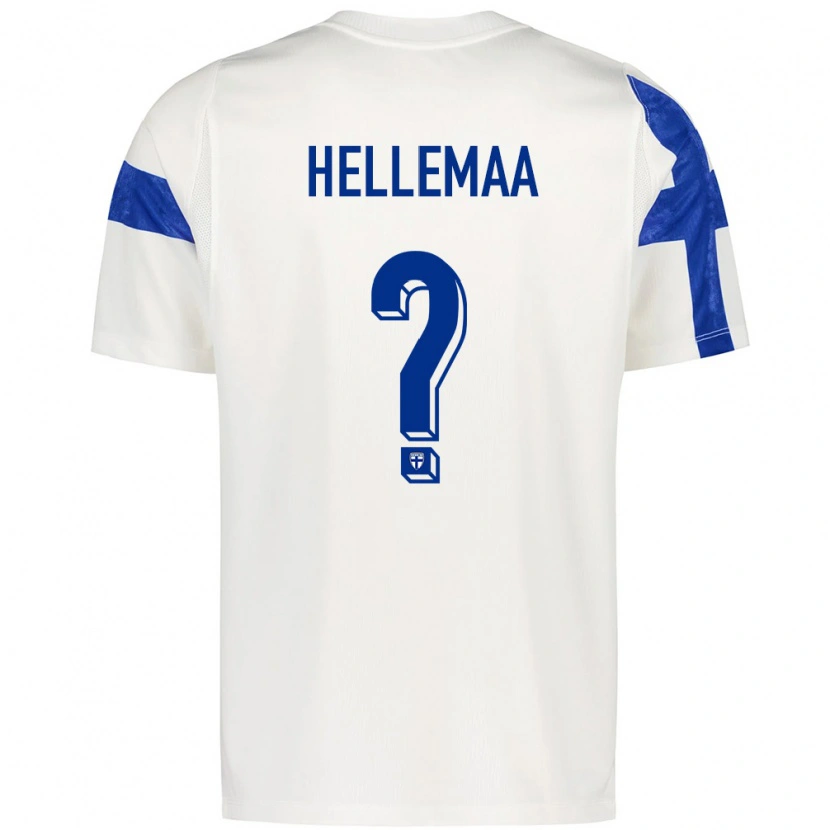 DanxenメンズフィンランドAltti Hellemaa#0白 青ホームシャツ26-28ジャージーユニフォーム