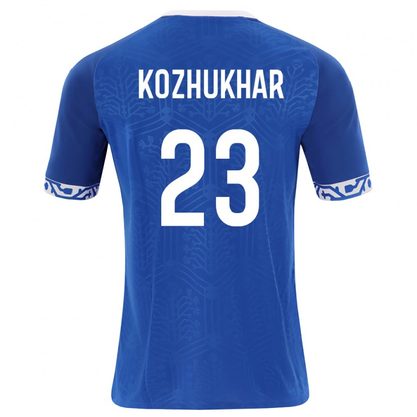 DanxenメンズモルドバAndriy Kozhukhar#23ロイヤルブルー 白ホームシャツ26-28ジャージーユニフォーム