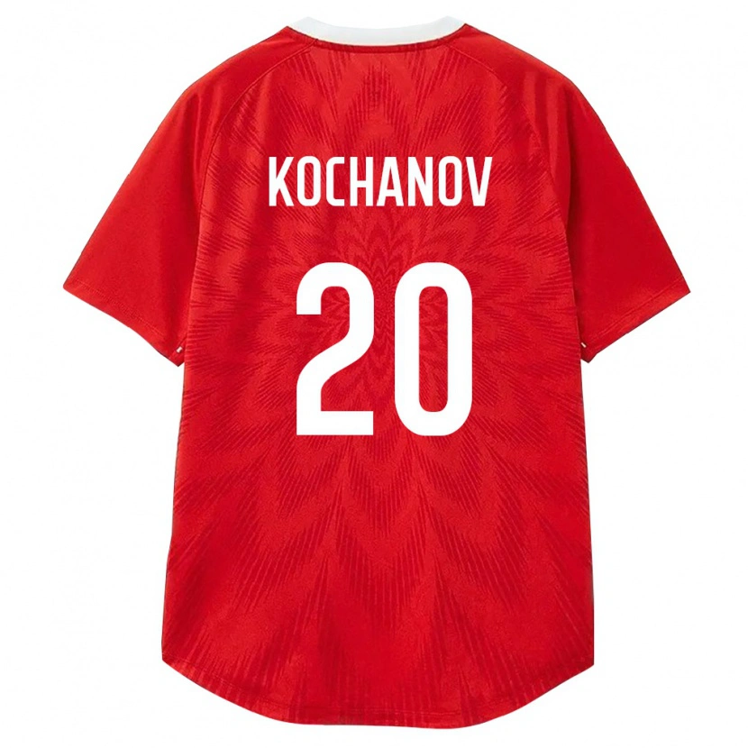 DanxenメンズロシアNikita Kochanov#20赤 白 茶ホームシャツ26-28ジャージーユニフォーム