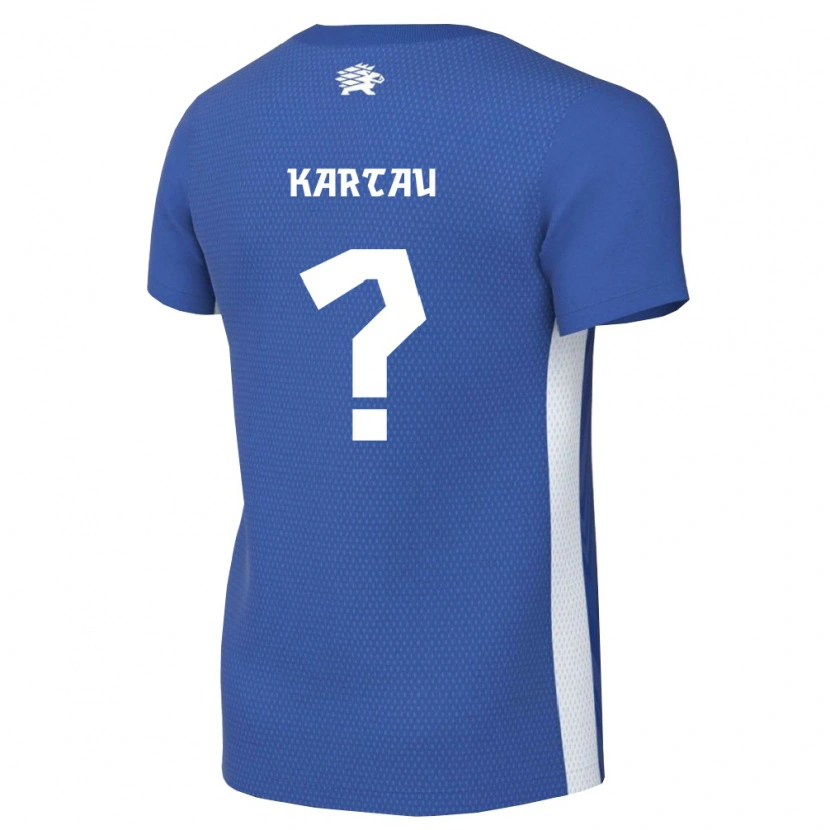 DanxenメンズエストニアImre Kartau#0ダークブルー 白ホームシャツ26-28ジャージーユニフォーム