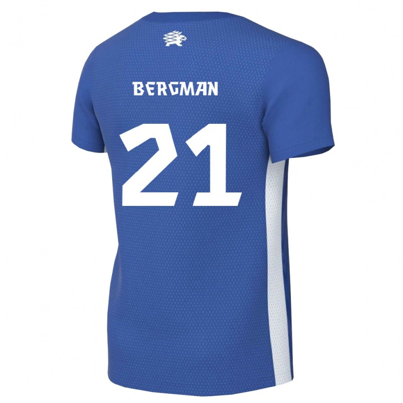 DanxenメンズエストニアAlexander Bergman#21ダークブルー 白ホームシャツ26-28ジャージーユニフォーム