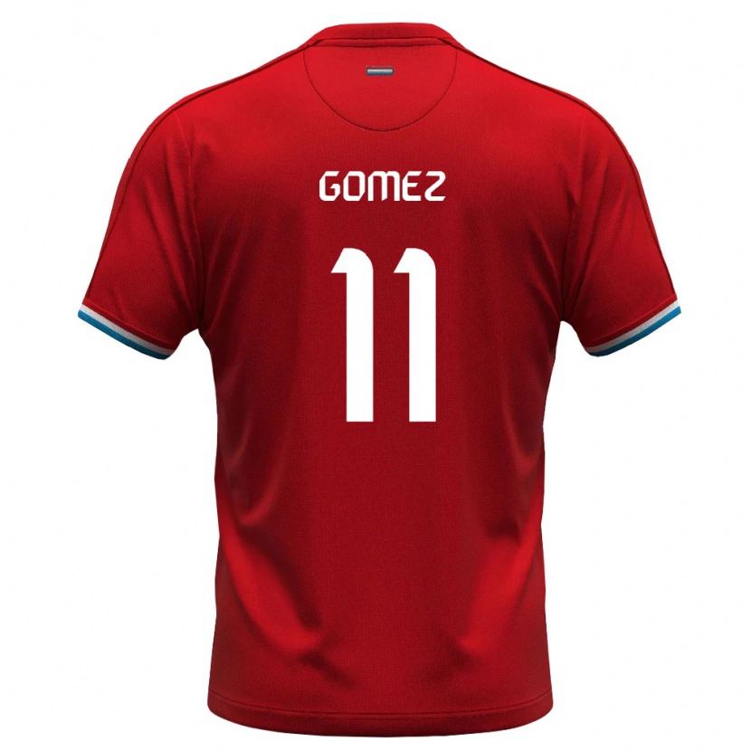 DanxenメンズルクセンブルクEnzo Gomez#11赤 白 青ホームシャツ26-28ジャージーユニフォーム