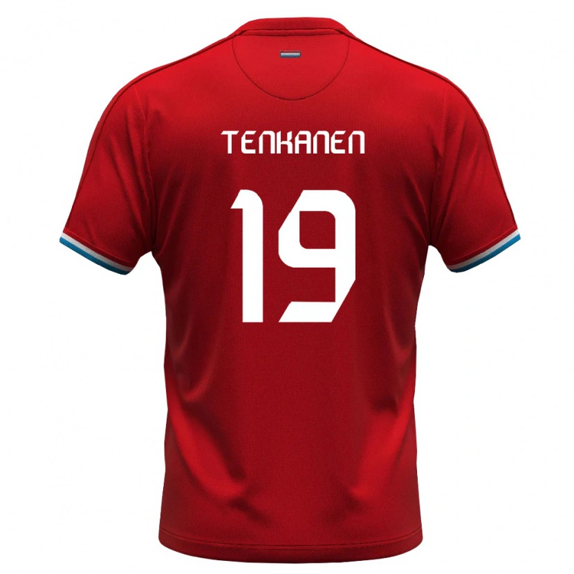 DanxenメンズルクセンブルクLuke Tenkanen#19赤 白 青ホームシャツ26-28ジャージーユニフォーム