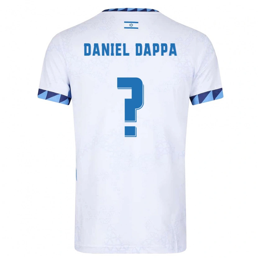 DanxenメンズイスラエルDaniel Dappa#0白 ライトブルーホームシャツ26-28ジャージーユニフォーム
