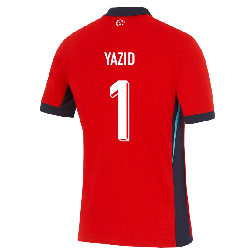 DanxenメンズシンガポールAizil Yazid#1赤 白 黒ホームシャツ26-28ジャージーユニフォーム
