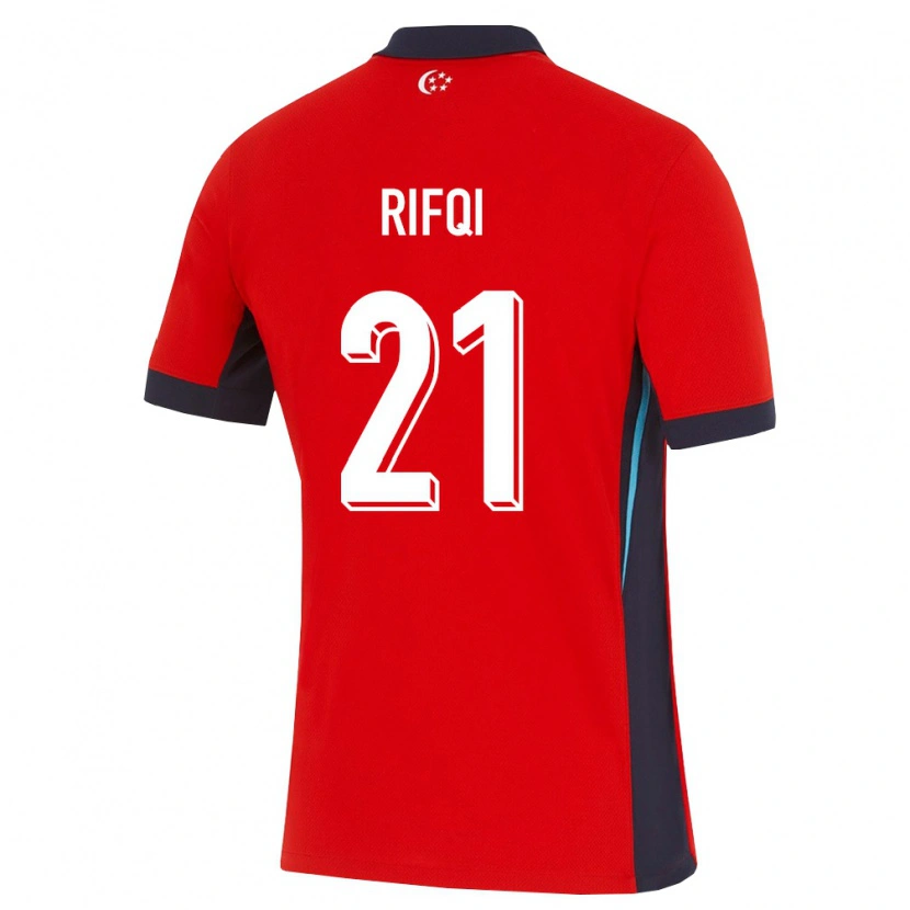 DanxenメンズシンガポールIzzan Rifqi#21赤 白 黒ホームシャツ26-28ジャージーユニフォーム