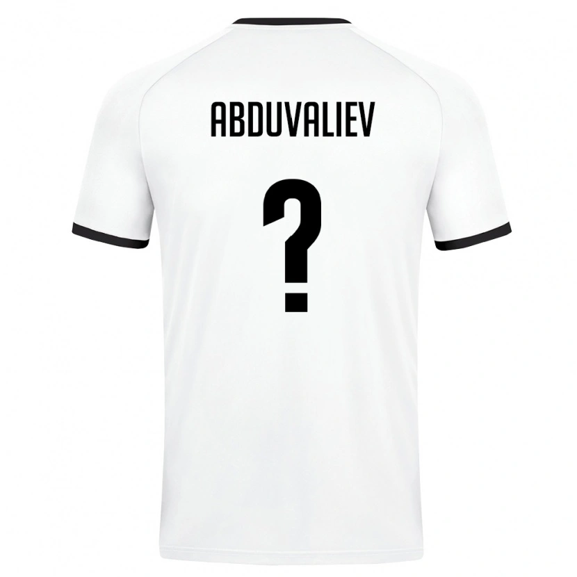 DanxenメンズウズベキスタンKamoliddin Abduvaliev#0白 ダークグリーンアウェイシャツ26-28ジャージーユニフォーム
